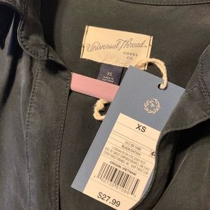 Short sleeve black dress